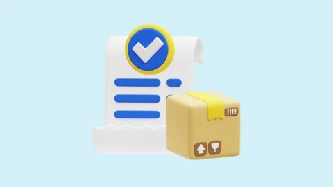 Package Validation animated 3d icon. Stock Footage 289453933