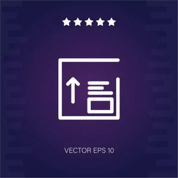 Package vector icon Stock Illustration