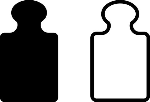 Package weight. Mass of the tare of the packaging material. net weight Stock Illustration