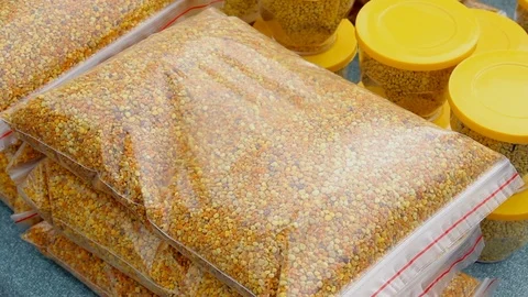 Packaged bee pollen 動画素材 89887125