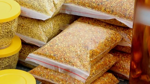 Packaged bee pollen Video stock 89887261