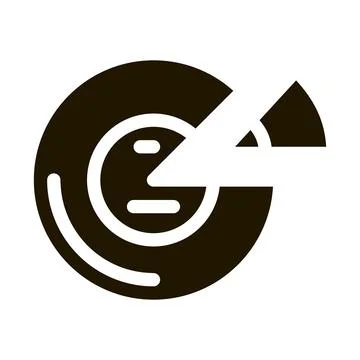 Packaged cheese head icon Vector Glyph Illustration Stock Illustration