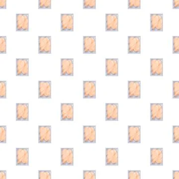 Packaged chicken breast fillets repeating pattern background イラスト素材