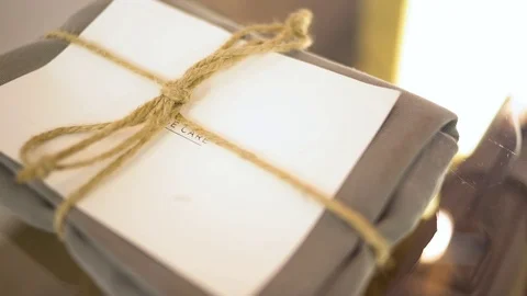 Packaged Clothes Close Up Stock Footage 104810489