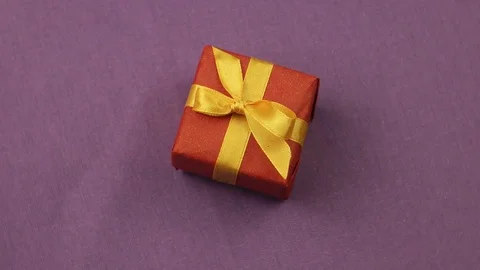 Packaged gifts for the holiday Vídeo Stock 83803680