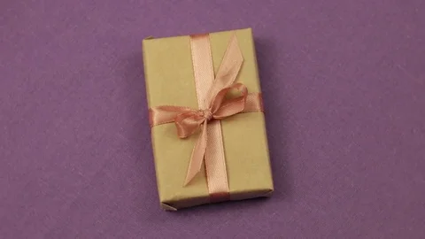 Packaged gifts for the holiday Vídeo Stock 83803683