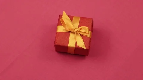 Packaged gifts for the holiday Vídeo Stock 83803805
