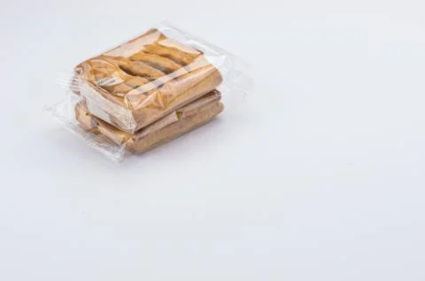 Packaged snacks and titbits backdrops Stock Photos