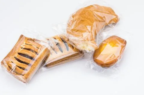 Packaged snacks and titbits backdrops Stock Photos