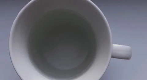Packaged tea is brewed in a Cup Stock Footage 125081825