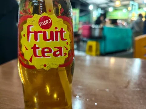 Packaged tea drinks Stock Photos