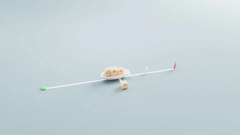 Packages are transported in high-tech Settings,online shopping. Stock Footage 234946322