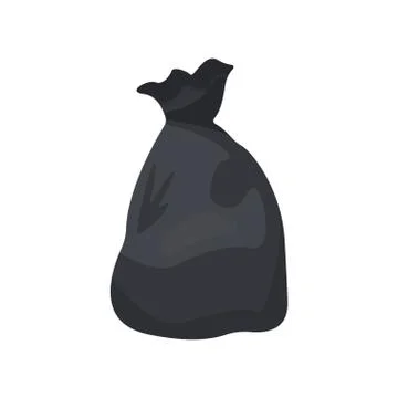 Packages with garbage. Ilustración de archivo