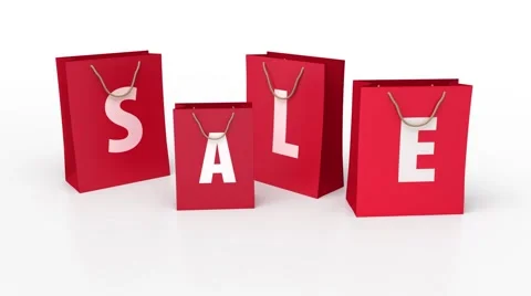 Packages with text sale Video stock 65487196