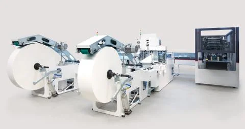 Packaging and printing machines 스톡 사진