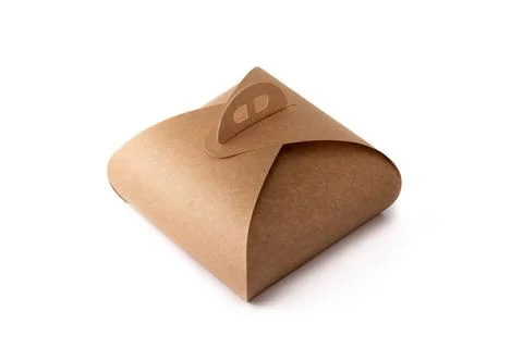 Packaging box with handle mockup for cake Photos