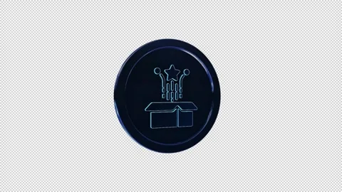 Packaging Box Icon Loop for Business and Ecommerce Stock Footage 328439461