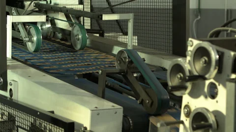 Packaging box machine Stock Footage 41811742