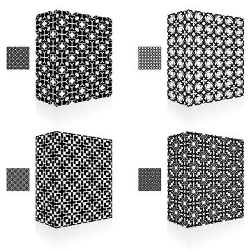 Packaging box. Seamless pattern. Packaging box. Seamless abstract pattern.... Foto stock