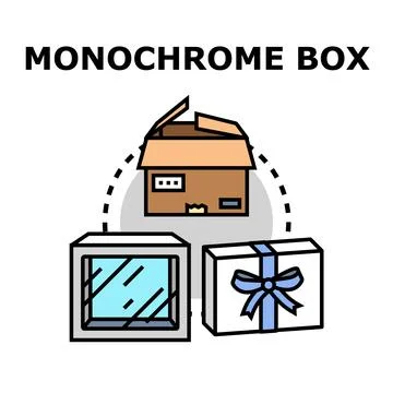 Packaging boxes and gifts for online delivery Stock Illustration
