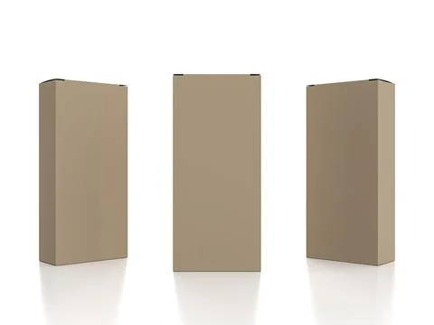 Packaging boxes Stock Photos