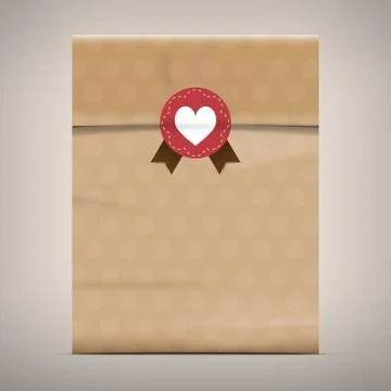 Packaging Brown Paper Bag vector Stockillustratie