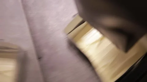 Packaging of butter Stock Footage 49071918