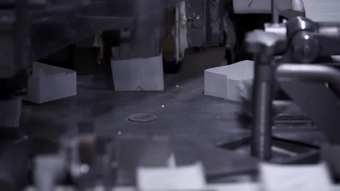 Packaging of cheese packet Stock Footage 73834898