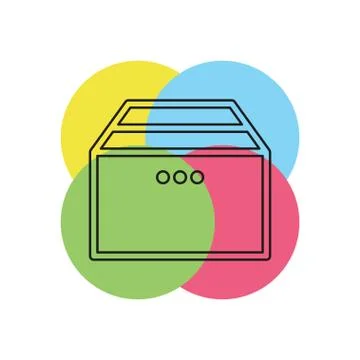 Packaging concept line icon. element illustration Stock Illustration