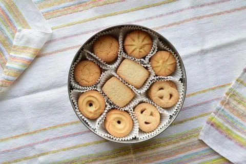 Packaging of cookies Stock Photos
