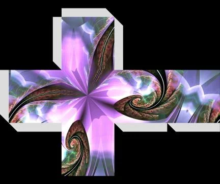 Packaging cube mock up design Stock Illustration