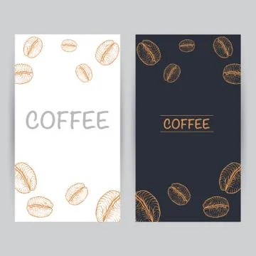 Packaging design for coffee Illustrazione stock