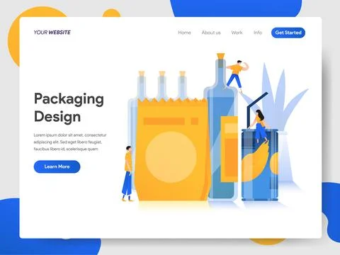 Packaging Design  Concept Stock Illustration