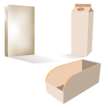 Packaging design Stock Illustration