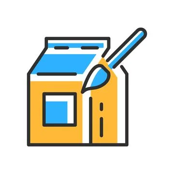Packaging design line icon. Vector illustration concept Stock Illustration