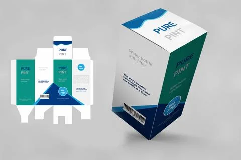 Packaging design templates, product packaging design templates Stock Illustration