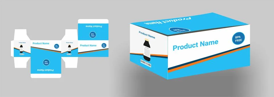 Packaging design templates, product packaging design templates Иллюстрация