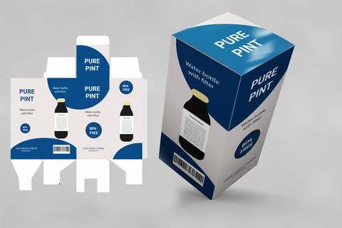 Packaging design templates, product packaging design templates Stock-Illustration