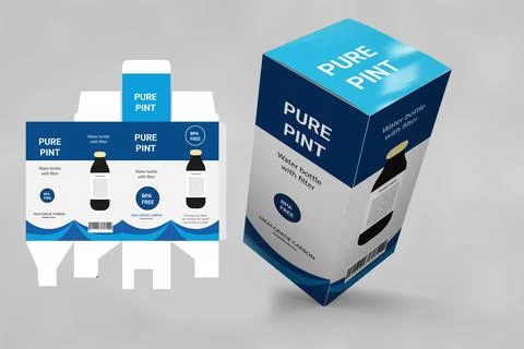 Packaging design templates, product packaging design templates Stock Illustration