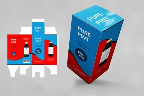 Packaging design templates, product packaging design templates Stock Illustration