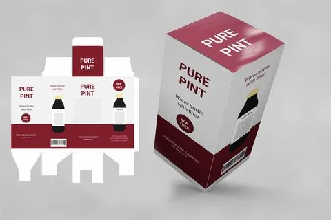 Packaging design templates, product packaging design templates Stock Illustration