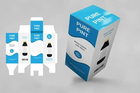 Packaging design templates, product packaging design templates Stock Illustration
