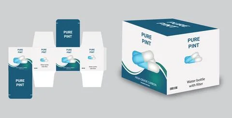 Packaging design templates, product packaging design templates Stock Illustration