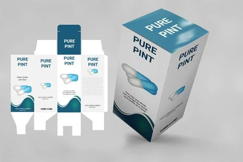 Packaging design templates, product packaging design templates Stock Illustration