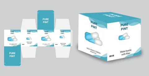 Packaging design templates, product packaging design templates Stock Illustration