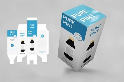 Packaging design templates, product packaging design templates Stock-Illustration