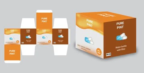 Packaging design templates, product packaging design templates Иллюстрация