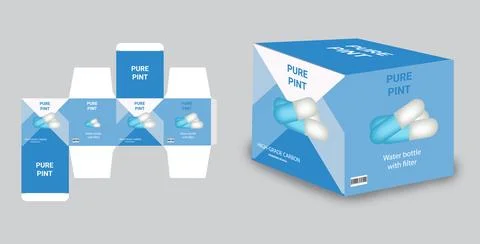 Packaging design templates, product packaging design templates Иллюстрация