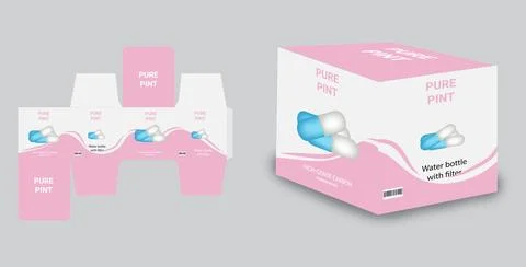 Packaging design templates, product packaging design templates Stock Illustration
