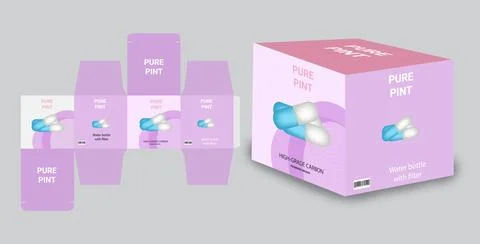 Packaging design templates, product packaging design templates Иллюстрация